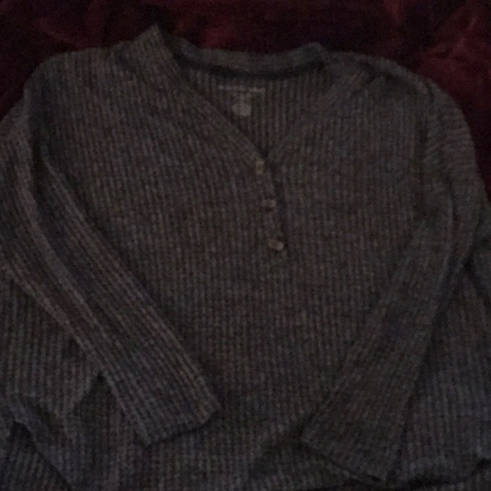 American Eagle 1/4 Button Down Sweater